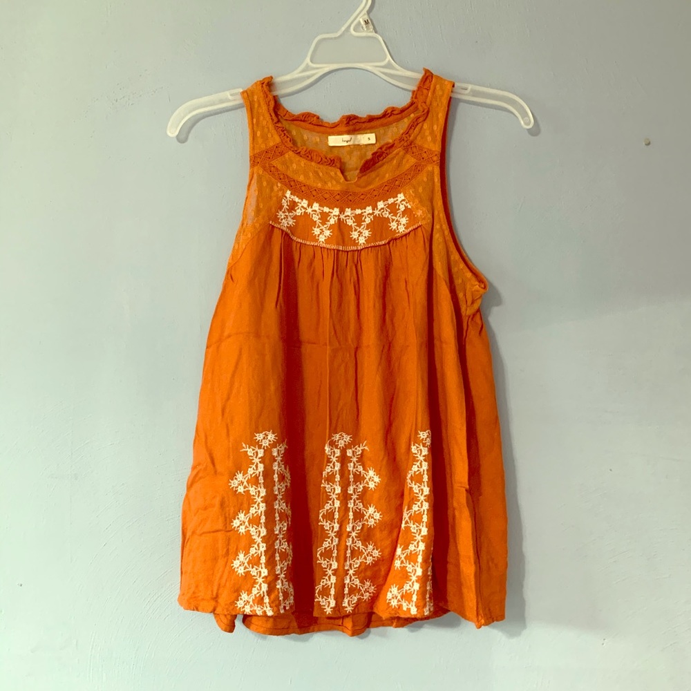 Burnt orange tank